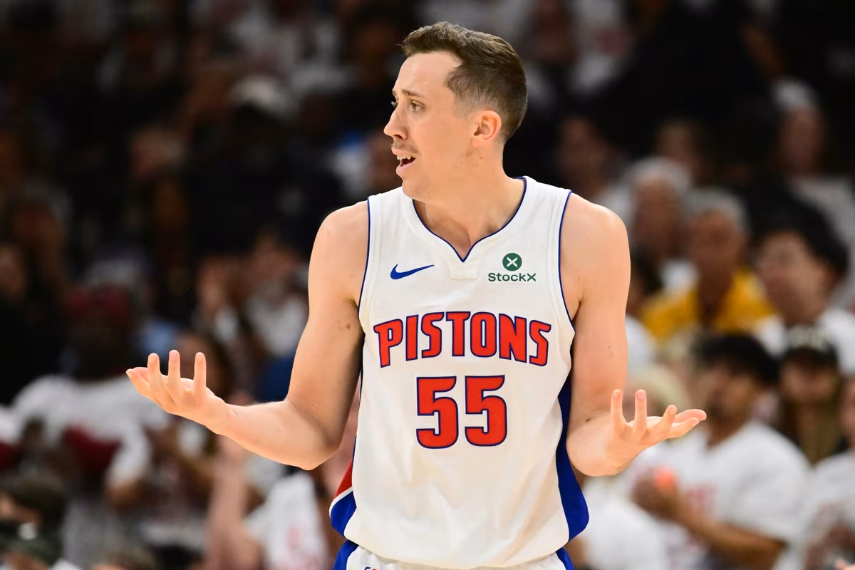 Duncan Robinson avec les Pistons