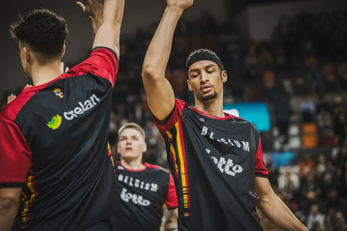 Ismaël Bako avec la Belgique (crédit photo : FIBA)