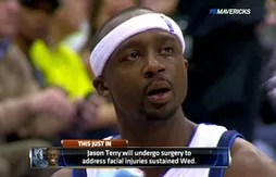 Le coup de coude de Corey Brewer sur Jason Terry
