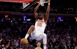 Ariel Hukporti se montre avec les Knicks