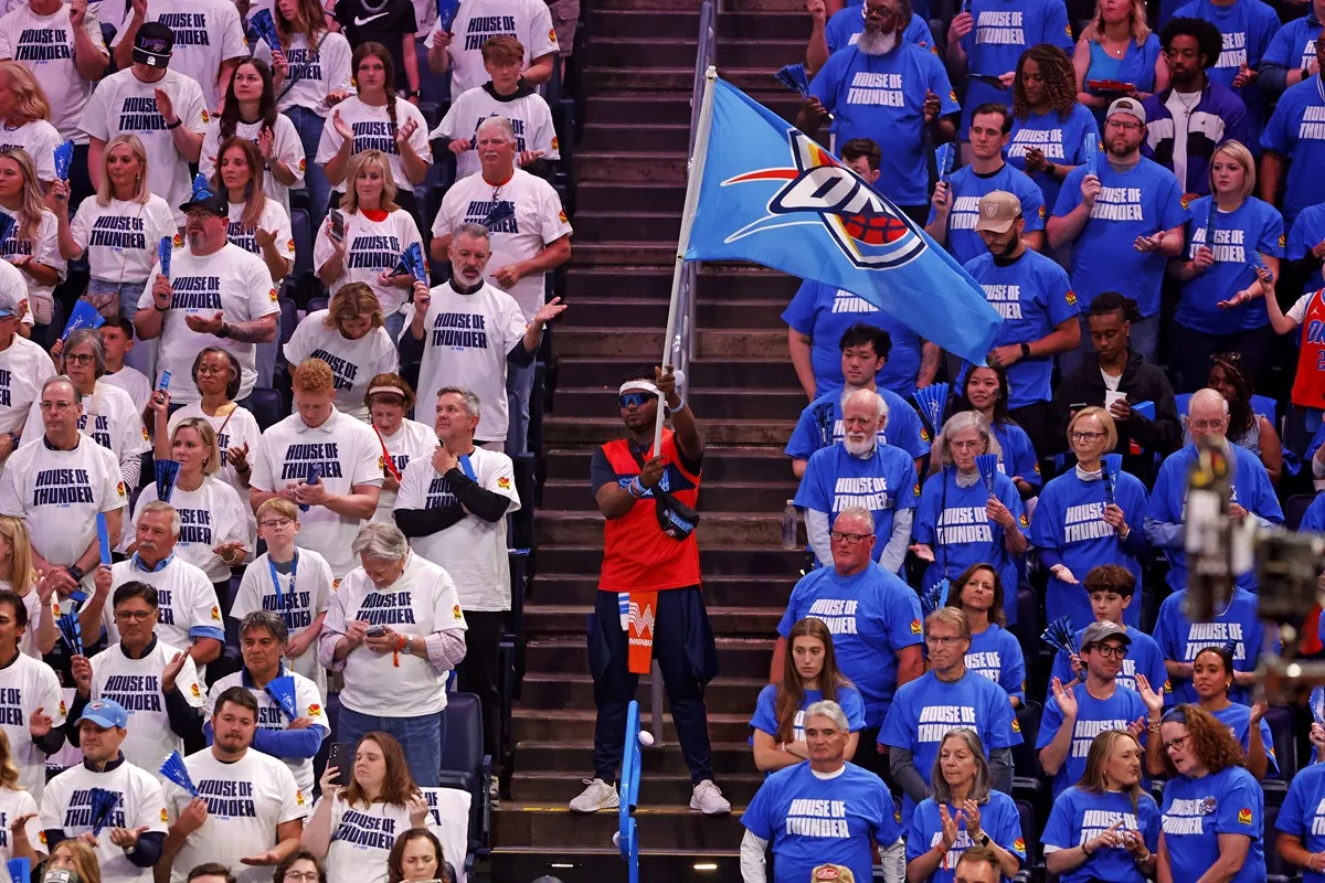 Le public du Thunder d'Oklaohma City au Paycom Center