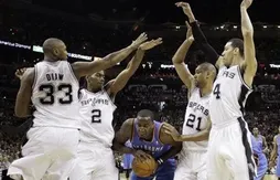 Le Thunder pris dans la toile de Tony Parker et des Spurs