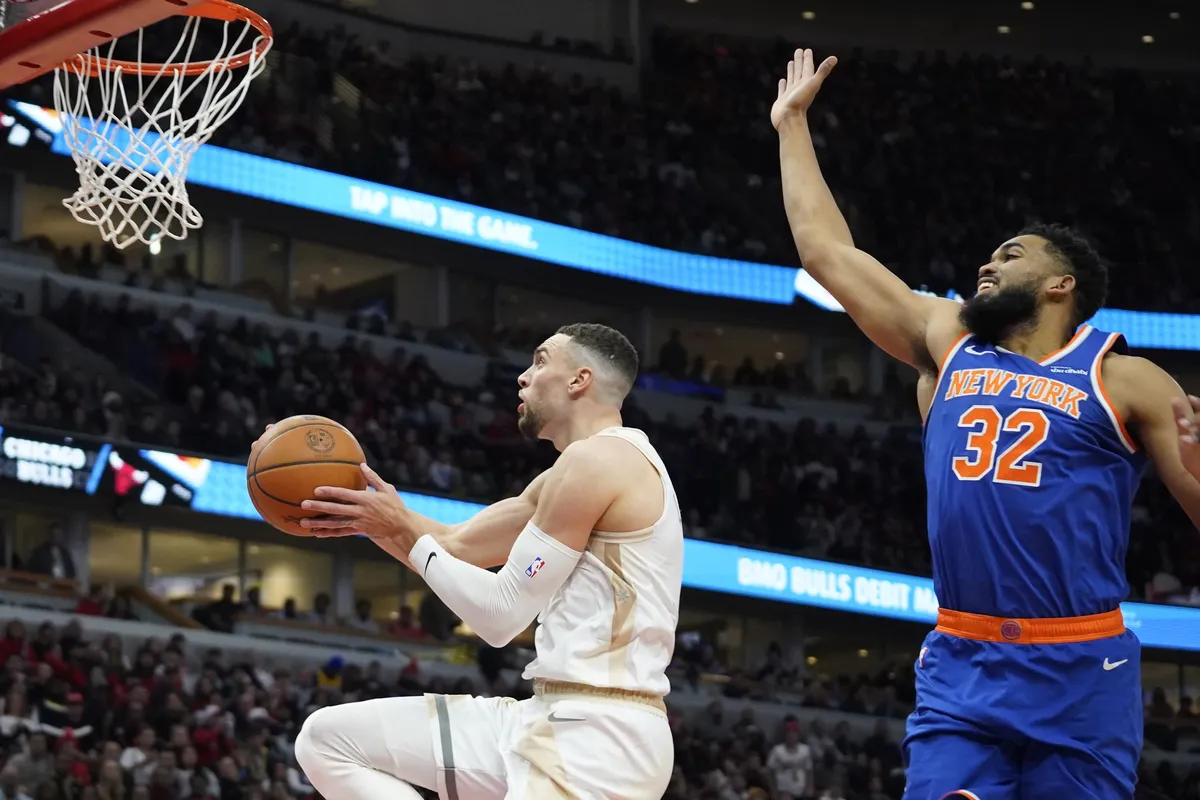 Zach LaVine, Coby White et les Bulls face aux Knicks