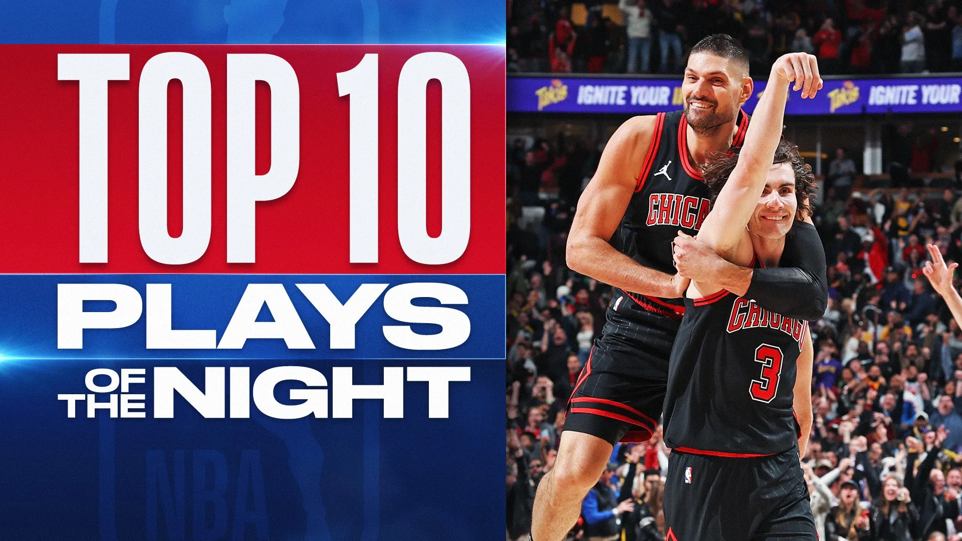 Le Top 10 de la nuit avec les Bulls à l'honneur
