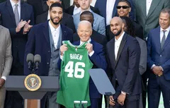 Les Celtics comme chez eux à la Maison-Blanche