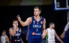 Filip Petrusev a marqué les esprits face à la Lituanie