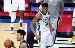 Giannis Antetokounmpo et les Bucks se fâchent pour venir à bout des Sixers en prolongation