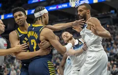 Rudy Gobert expulsé pour son geste vengeur sur Andrew Nembhard