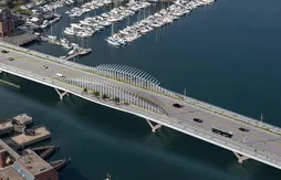 Un pont Bill Russell à Boston