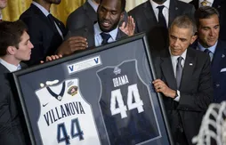 Les joueurs et le coach de Villanova reçus par Barack Obama