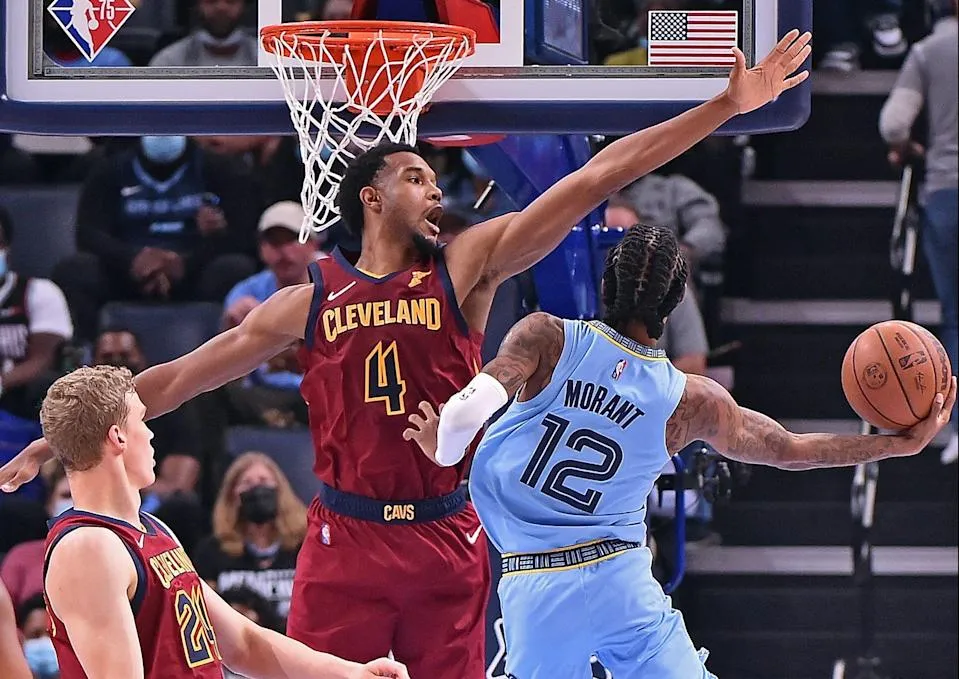 Evan Mobley avec les Cavaliers