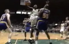 Le 30 avril 1992, Shawn Kemp monte sur Alton Lister