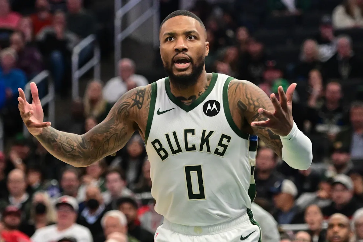 Damian Lillard avec les Bucks