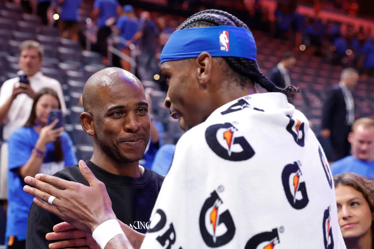 Chris Paul et Shai Gilgeous-Alexander