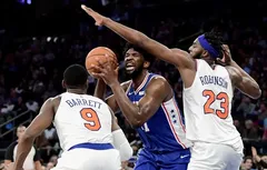 Joel Embiid renverse les Knicks