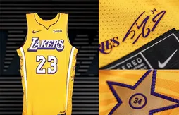 Lakers : le maillot « City Edition » dessiné par Shaquille O’Neal