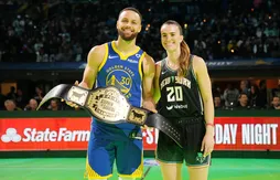 Stephen vs Sabrina | Sur le fil, Curry remporte la ceinture du meilleur shooteur !