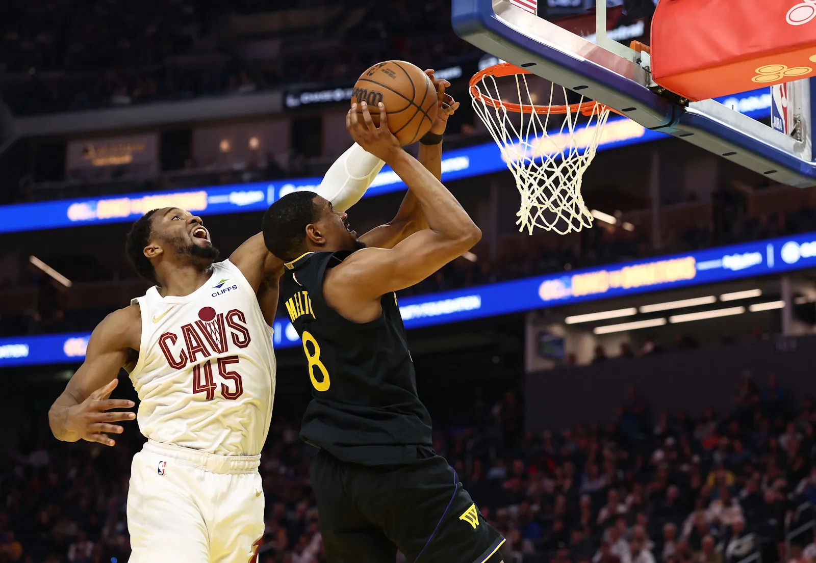 donovan mitchell cavaliers warriors