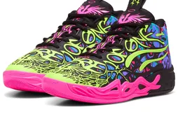 Un LaMelo Ball dunkeur sur la MB.04 “Heem”