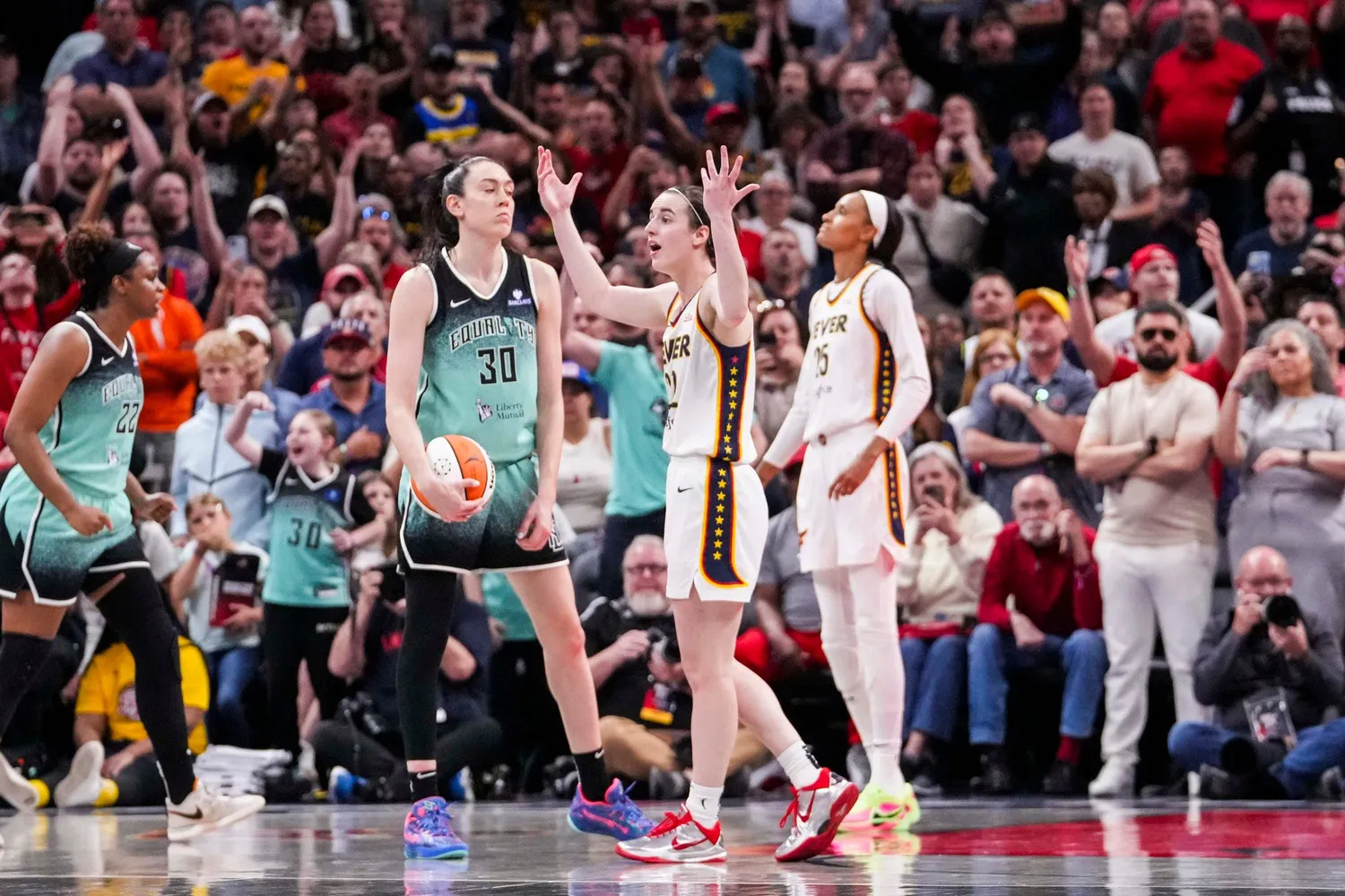 Le New York Liberty face au Indiana Fever