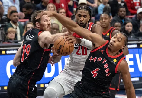 Raptors beat Wizards as Scottie Barnes leads with 28 points