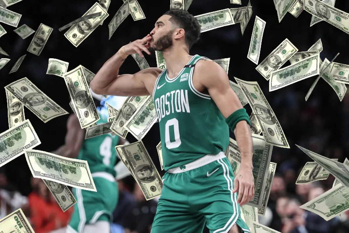 Jayson Tatum avec les Boston Celtics