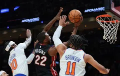 Le collectif du Heat tient tête à Jalen Brunson (37 points)
