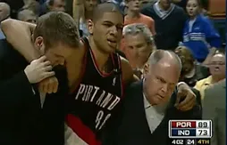 Nicolas Batum se blesse à la cheville