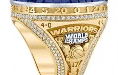 La bague de champion a autant de diamants que de victoires des Warriors