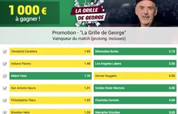 [Pronos NBA] Défiez la grille de George Eddy pour vous partager 1 000 euros