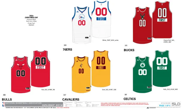 Maillots de Noël