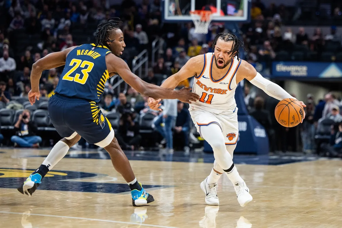 Jalen Brunson (Knicks) contre les Pacers