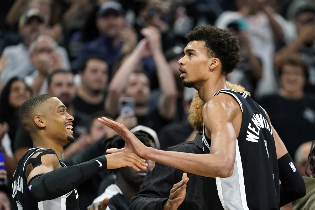 Victor Wembanyama avec les Spurs