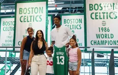 Les premières images de Paul George, Mitchell Robinson et Mike Conley à Boston