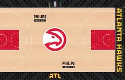 Les Hawks mettent aussi du fluo sur leur parquet