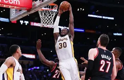 Julius Randle se prépare à courir avec Lonzo Ball
