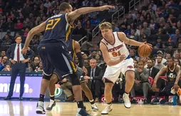 Les Lakers ont rencontré Mindaugas Kuzminskas