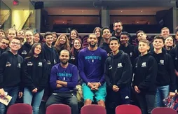 Avec Tony Parker et Nicolas Batum, le rêvé éveillé des collégiens de Rouen