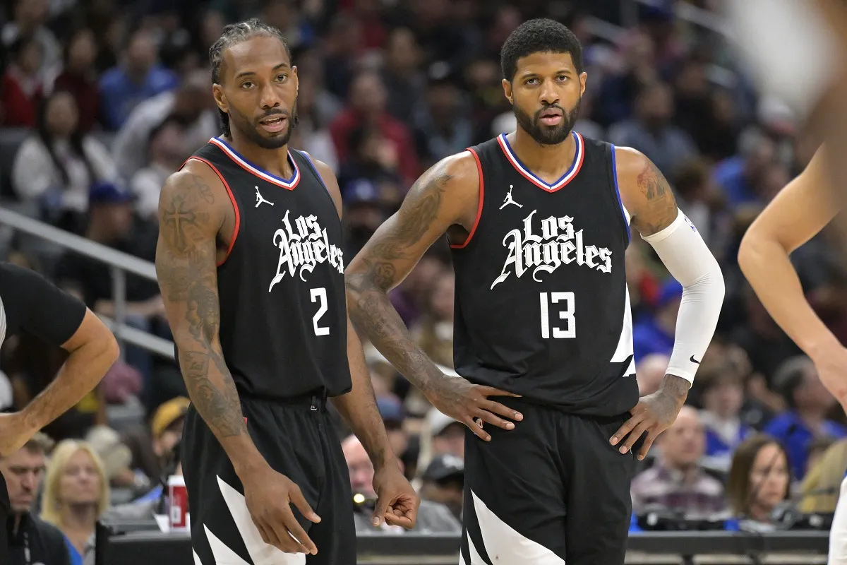 Kawhi Leonard et Paul George avec les Clippers