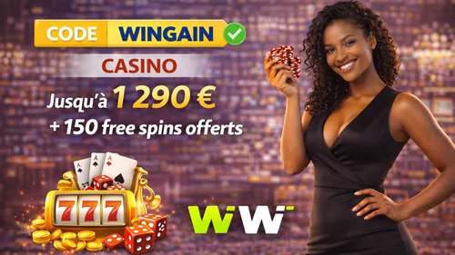 Code promo WinWin casino avec bonus de bienvenue et free spins