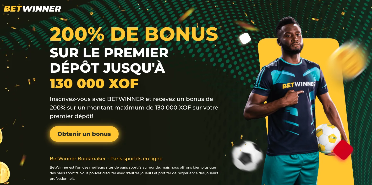 bonus de bienvenue betwinner