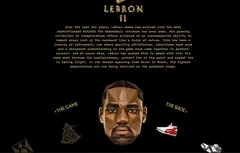 Nike crée un mini-site pour retracer la carrière de LeBron James
