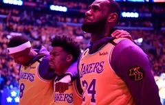 Le moment où les Lakers ont appris la mort de Kobe Bryant
