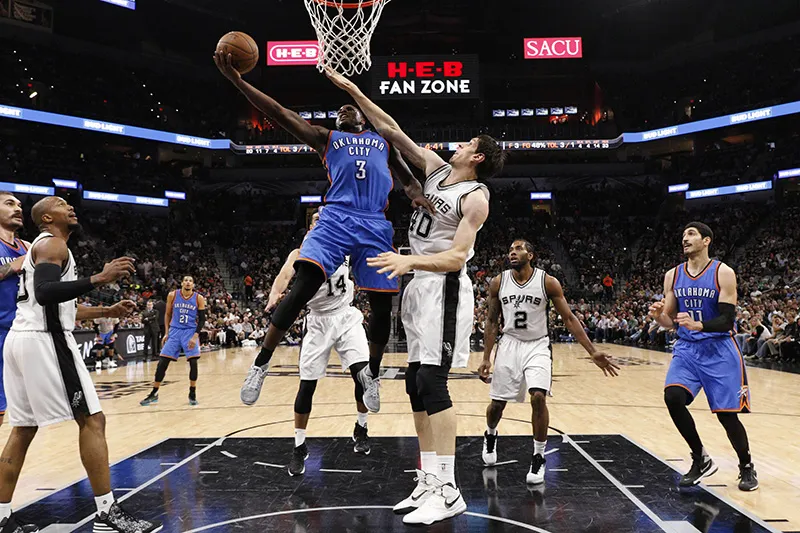 NBA: Oklahoma City Thunder at San Antonio Spurs