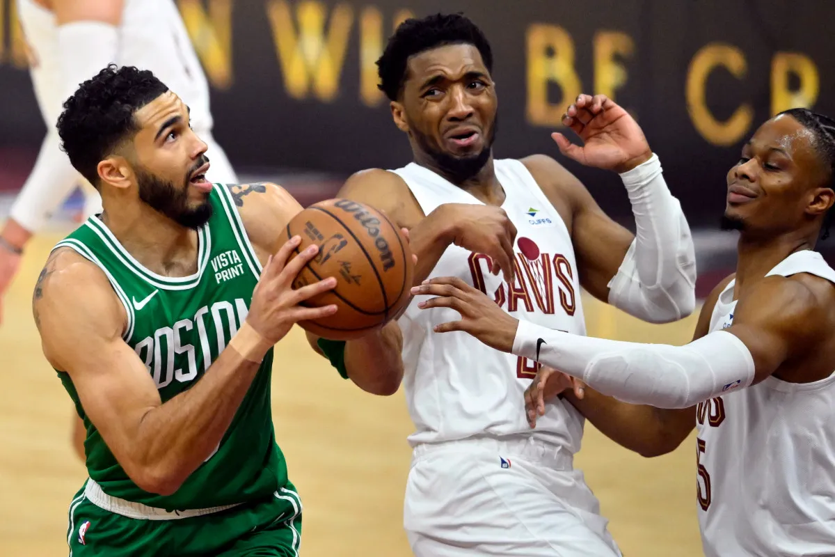 Jayson Tatum avec les Celtics