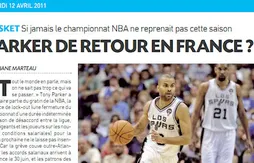 Tony Parker à l’ASVEL en cas de grève ?