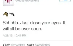 Les Rockets virent leur community manager suite à “l’affaire du tweet”