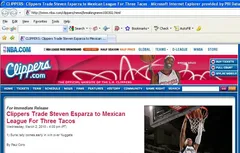 Insolite : les Clippers publient des blagues sur leur site internet