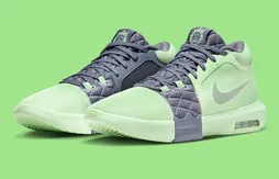 Une superbe touche de “Green Glow” sur la LeBron Witness 8