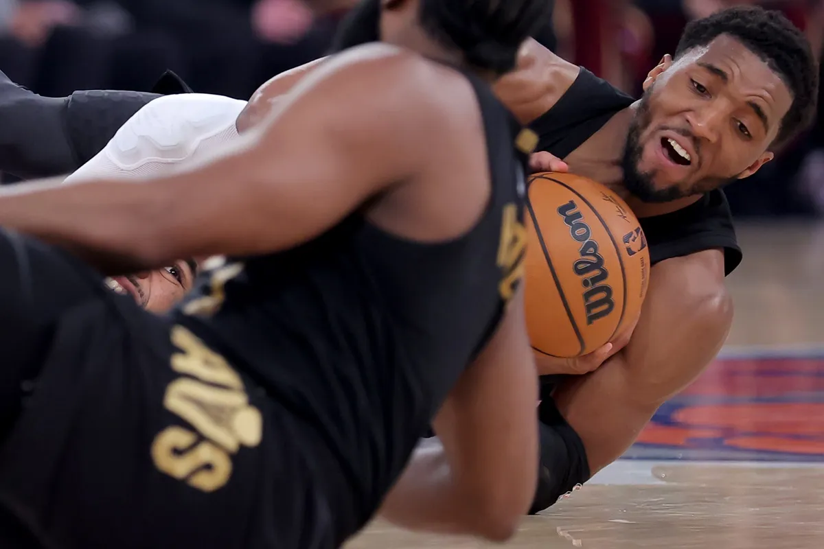 Donovan Mitchell (Cavaliers) contre les Knicks lors du Game 1